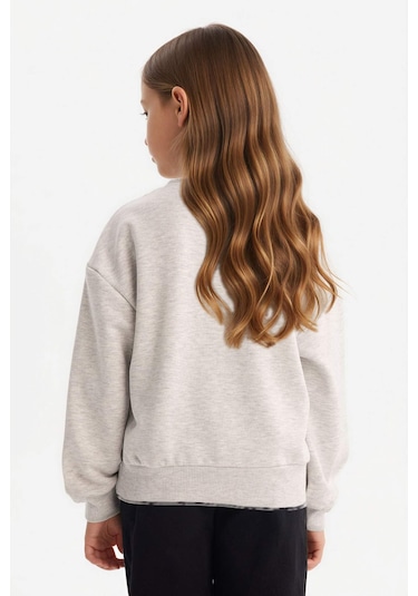 Defacto Kız Çocuk Relax Fit Bisiklet Yaka Baskılı Sweatshirt G3801a825wngr85 Gri-gr85 Defacto Kız Çocuk Relax Fit Bisiklet Yaka Baskılı Sweatshirt G3801a825wngr85 Gri-gr85