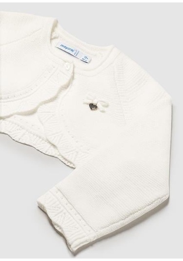 Mayoral Kız Bebek Hırka Örme 308 Krem