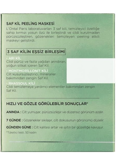 L'Oreal  Paris Saf Kil Peeling Maskesi 50 ML