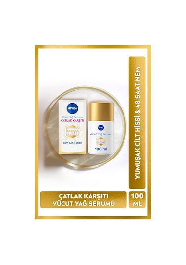 Nivea Luminous Çatlak Karşıtı Vücut Yağı Serumu 100 ML
