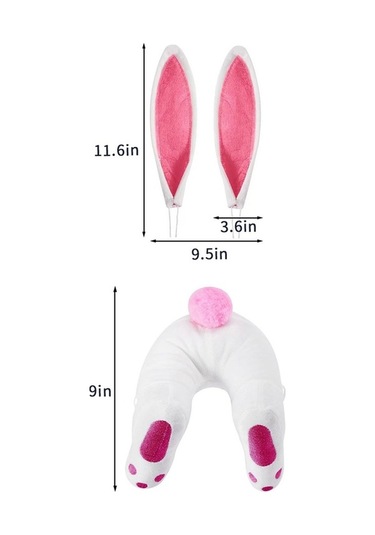 Ulzyvf Yenilikçi Pembe Tavşan Poposu - Bahçe Çiminde Süslenir - Çalı Oyunları İçin İsteğe Bağlı Dekorasyon