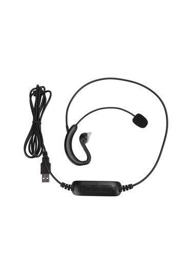 Kulak Kanca Kulaklığı, Usb Kulaklık Stereo Hifi Ses Kulaklık, Bilgisayar Dizüstü Bilgisayar Kulaklık, Hacim Ayarı, Skype, Qq, Msn İçin