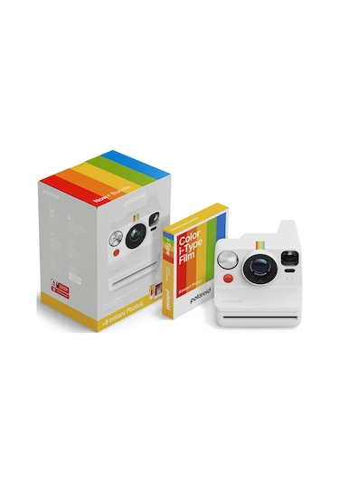 Polaroid Now+ Gen 3 + Renkli Film Bundle 8 Film
