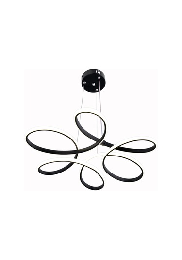 Daisy Sarkıt Siyah Avize Siyah