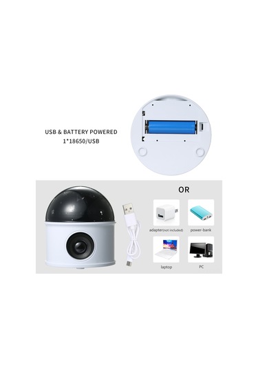 Yuntech01 Led Yıldız Gökyüzü Ve Noel Projeksiyon Lambası - Bluetooth Hoparlörlü, Döner, Renkli Işık Efektleri, Akıllı Kontrol, Usb/pil Beslemeli