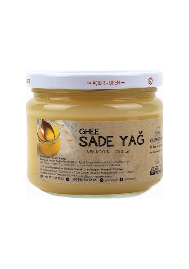 Sade Saf Tereyağ İnek-koyun Karışık 250 Gr
