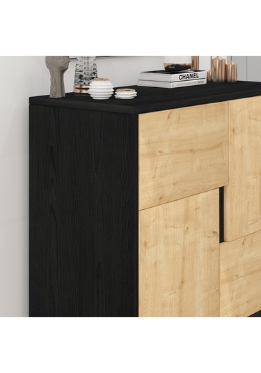 Darien Ç001 Ahşap Siyah/safir Meşe