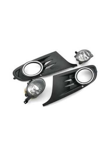 Volkswagen Golf 6 Sis Farı Çerçeveli Oem Tip Nikelajlı 2009-2013