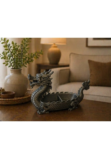 Feng Shui Ejderha Küllük Tütsülük Negatif Enerji Temizleyici Obje