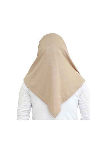 Hazır Giyim Türban Yumuşak Başörtü Şal - Koyu Vizon Koyu Vizon