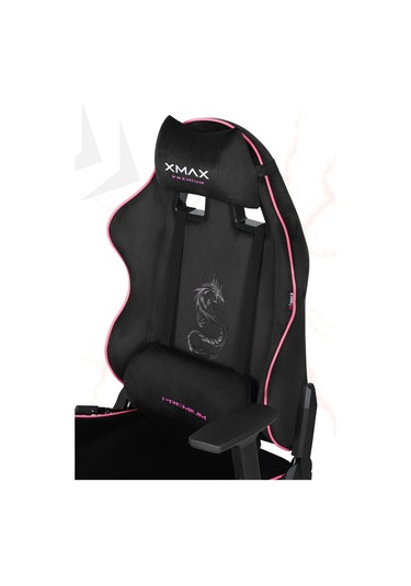 Rio Balerion Terletmez Kadife Kumaş Siyah Gaming Oyuncu Koltuğu - 27 Siyah