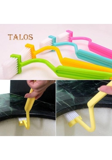 Bosphorusboutique02 Tuvalet Temizleme S-şekilli Klozet Fırçası, Yan Kavisli Closestool El Aleti, Pratik Temizlik Aracı Diğer