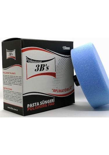 3b's Hare Süngeri - Aplikatörlü - Mavi - 150mm