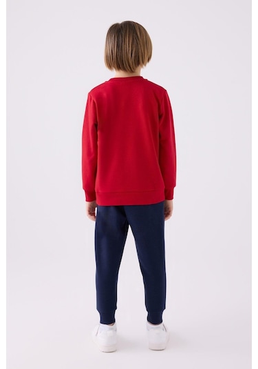Rolypoly Erkek Çocuk Eşofman Takımı Kırmızı-1721 Kırmızı