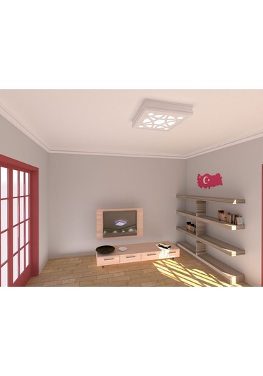 Motifpiyer Spot Led Uyumlu Tavan Göbek 60X60X13 Cm (440855457)