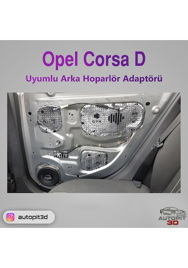 Opel Corsa D Uyumlu Arka Hoparlör Adaptörü