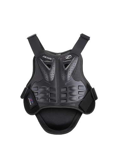 Trendooze Suntek Dirtbike Siyah M Için Motosiklet Koruma Yelek Omurga Df