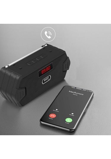 Besthome1 H/f-f216 Kablosuz 5.1 Bluetooth Hoparlör, Mini Subwoofer Ve Fm Radyo Tutucu
