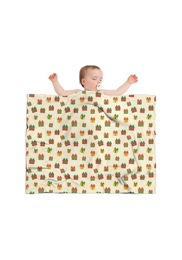 Flybuy Noel Bebek Battaniyesi 40x30, Isı Yalıtım, Hafif Kumaş, Kalın, Polar, Hediye Aracı Diğer