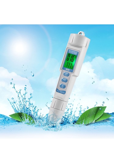 Xiyyadms Sıcaklık, Ec Ve Ph Değerlerini Ölçen Su Kalitesi Test Cihazı - Ph/ec-983 Pil Dahil Değil