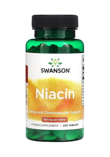 Niacin, 100 Mg, 250 Tablet.usa Menşei.dmmedicine'den