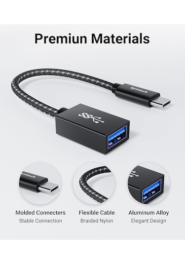 Usb C - Usb A 3.0 Adaptör Otg Thunderbolt 2'li Paket