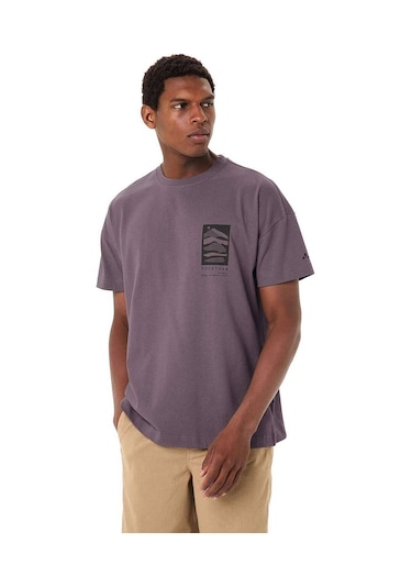 Vaude Redmont Cotton Erkek T-shirt 48794 Purple Ash