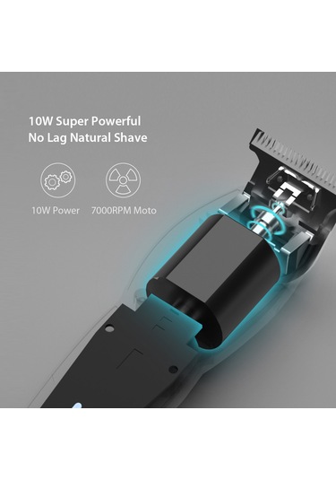 Moveevo Enchen Hummingbird Elektrikli Saç Kesme Makinesi Usb Şarjlı Tıraş Makinesi Saç Kesme Makinesi 3 Saç Tarağıyla Erkekler