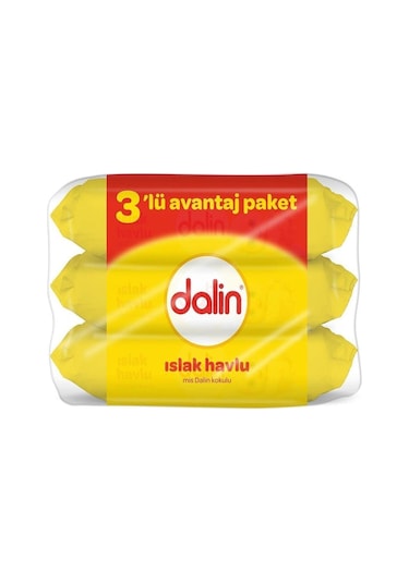 Dalin Islak Mendil Havlu 56'Lı 3'Lü Avantaj Paket 168 Yaprak