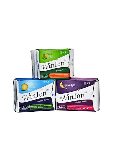 Winion Normal - Gece - Günlük Hijyenik Ped 3'lü