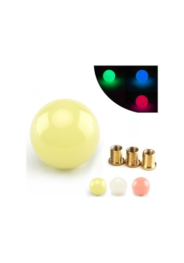 Wondernest Sk-1042 Adaptörlü Universal Araç Işıklı Yuvarlak Vites Topuzu Kırmızı Kırmızı