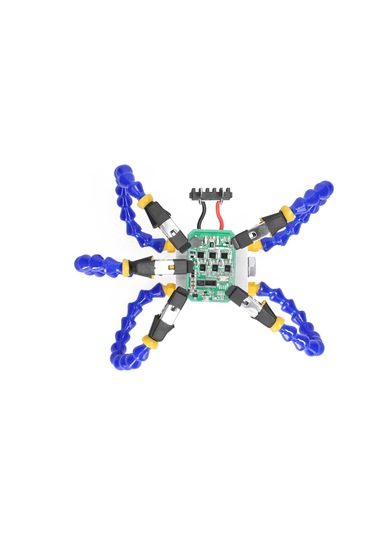 Yuntech01 Alüminyum Zırhli İki Kollu Fiksatör - Pcb Tamiri Ve Kaynak İşleri İçin Esnek Açı Ayarlı Tutucu