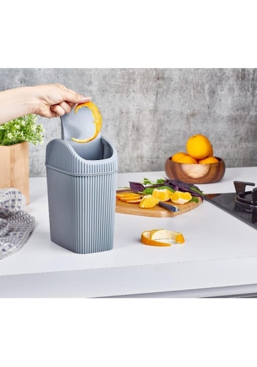 Bayev Luna Tezgah Üstü Mini Çöp Kovası