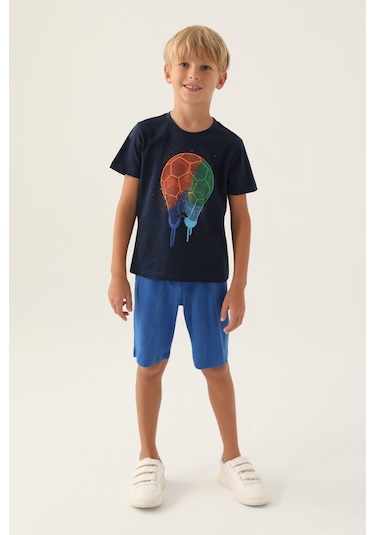 Rolypoly Soccer Lacivert Erkek Çocuk Bermuda Takım 5274-43129 Lacivert