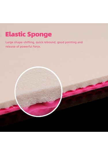 Pembe Lokı Rxton 3 Mavi Pembe Masa Tenisi Kauçuk Sivilce-güçlü Elastik Sünger İle Yapışkan Ping Pong Kauçuk Pembe