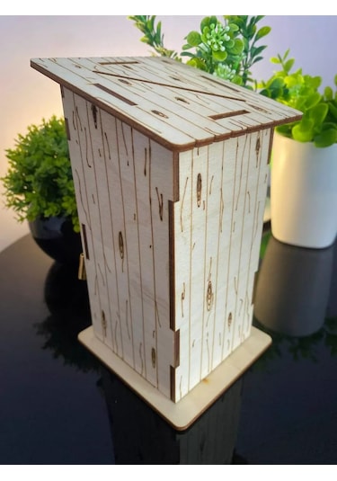 Woodnsa Ahşap Kumbara Tuvalet - İşte Para Burada Yaşıyor 193749512