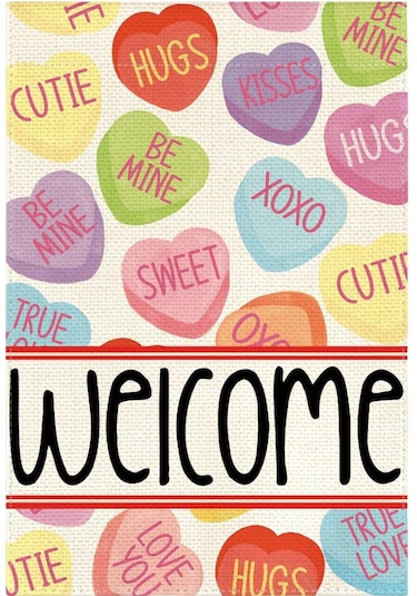 Homyl Sevgililer Günü Bahçe Bayrağı Parti Aksesuarları