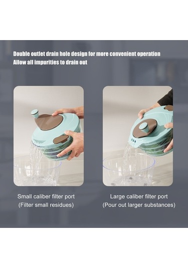 Pazly Çok Renkli Sağlam Sıkıştırılabilir Mutfak Tahliye Sepeti - Meyve & Sebzeler İçin, Kızartma Dumanı Ve Splatter Azaltıcı Çok Renkli