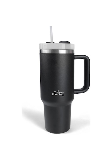 Any Morning Vaha 1200 Ml Çelik Termos, Siyah & Moodix Kamuflaj Bluetooth Hoparlör Seti Siyah