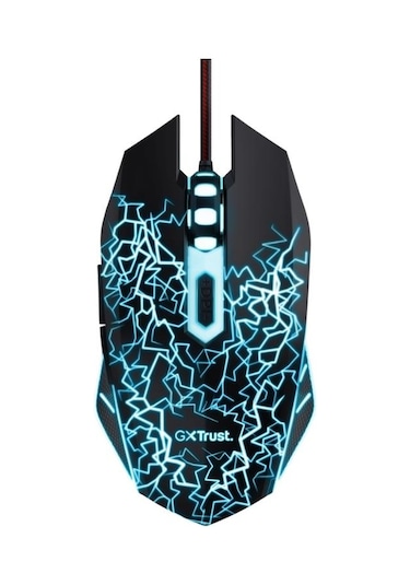 Trust 24752 Basic Gaming Mouse + Mousepad, Rgb, Siyah 24752