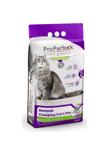 Pro Perfeck Lavanta İnce Taneli Kedi Kumu 10 Lt