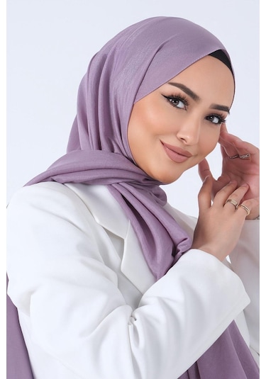 Harem Scarf Brisa Vual Şal - Koyu Lavanta Lavanta 976