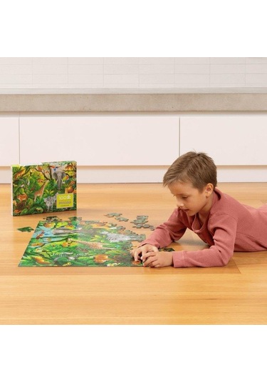 Crocodile Creek Puzzle - 100 Parça - Orman Cenneti