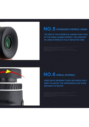 Monoküler Kamera Teleskopu, Yüksek Büyütme Teleskopu, Teleskop, Açık Hava Yeni Başlayan Teleskop