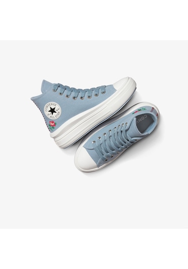 Converse Chuck Taylor All Star Motion Rose Kadın Mavi Platform Sneaker A12571c Mavi