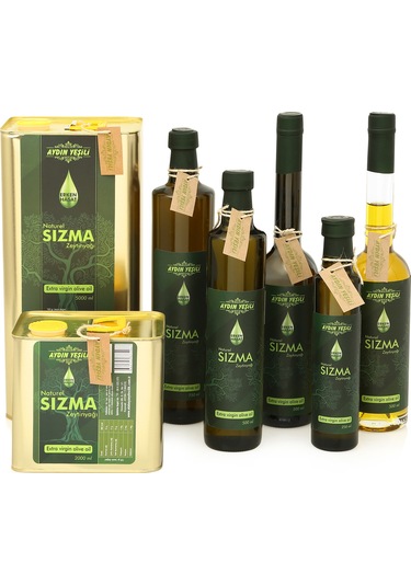 Aydın Yeşili Erken Hasat  Naturel Sızma Zeytinyağı Sunum Şişe Yeni Sezon 500 ML