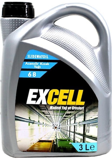 Uberlub Excell Slidewayoil 68 Asansör Kızak Yağı 3 L