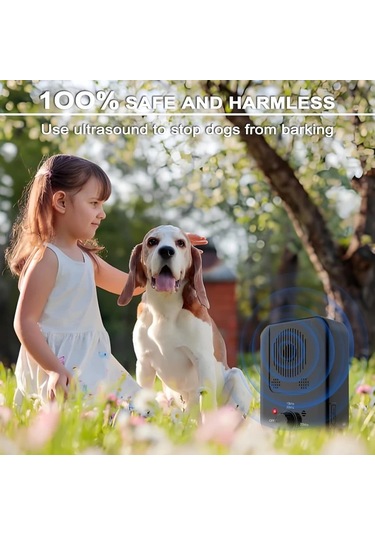 Willowhaven K4 Siyah Model 3 Modlu Ses Dalgası Teknolojili Köpek Havlama Önleyici İç Ve Dış Mekan