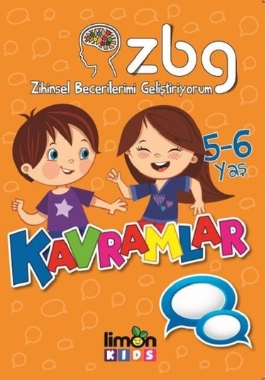 Kavramlar 5-6 Yaş-Zihinsel Becerilerimi Geliştiriyorum- Limonkids