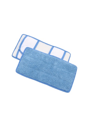 Shineyee Mikrofiber Zemin Temizlik Mop Ucu Değişimi - Mavi, 4 Adet, Bağcıklı Küçük Tip, 30x15cm C0100226